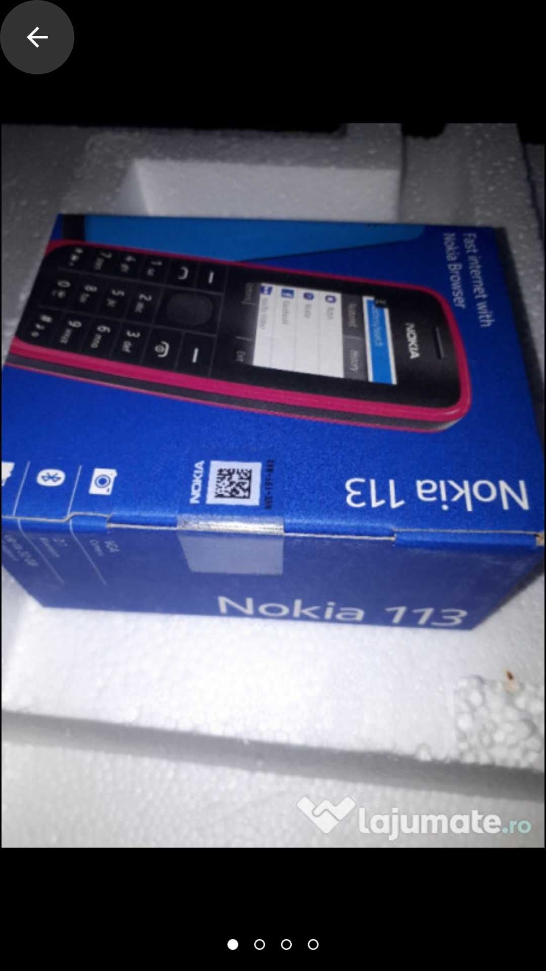 Nokia 113,codat vodafone,cutie sigilata,ultima bucata,negru