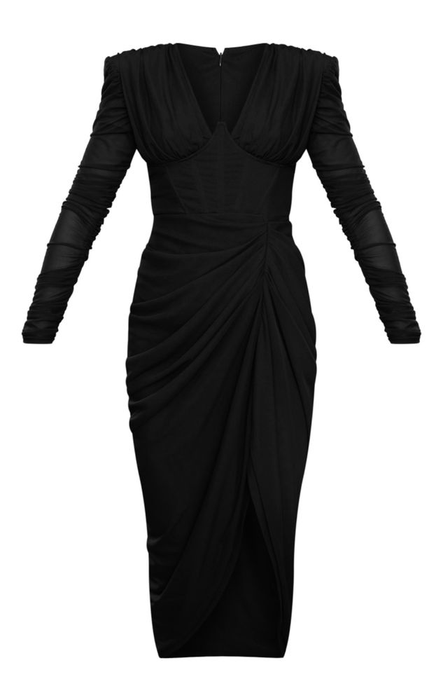 Rochie neagra midi