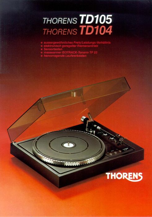 Проигрыватель винила Thorens TD105 MK II