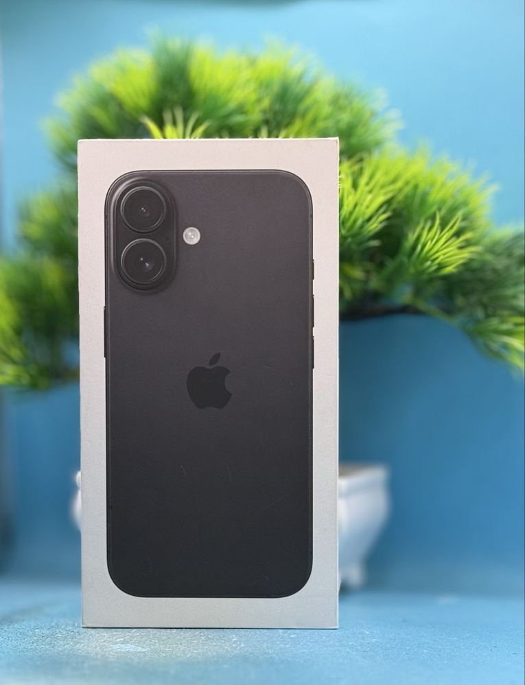 НОВ!!! Apple iPhone 16, 128GB, 5G, Black