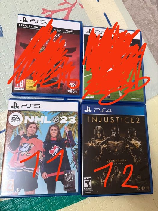 Продам игры на ps 5,ps 4