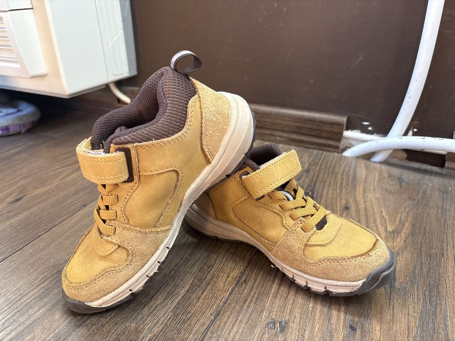 Кожени маратонки Newfeel за момче - размер 28