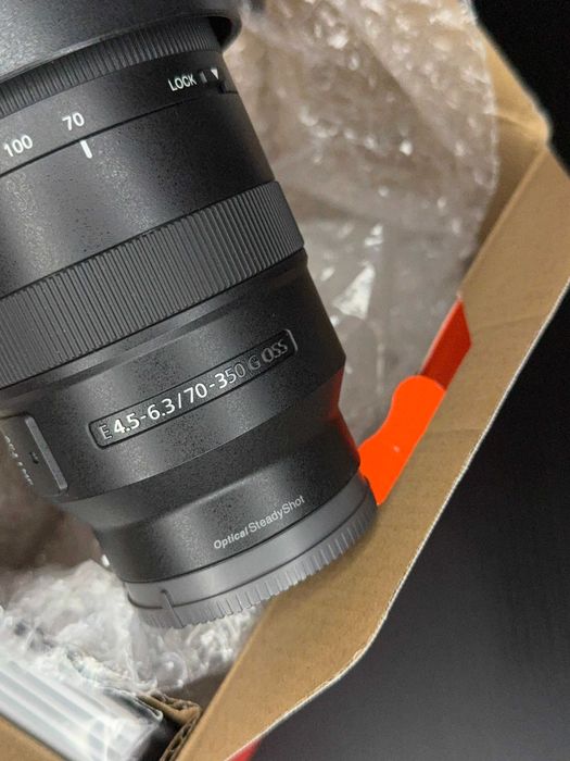 Sony E 70-350mm F4.5-6.3 G OSS - APS-C E-mount - Като нов