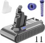 Baterie de schimb de 4000 mAh 21.6V pentru baterie Dyson