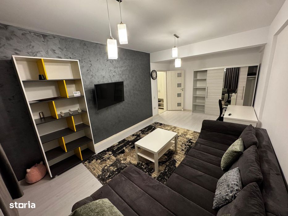 2 camere mobilat cu parcare subterana la Metrou Berceni