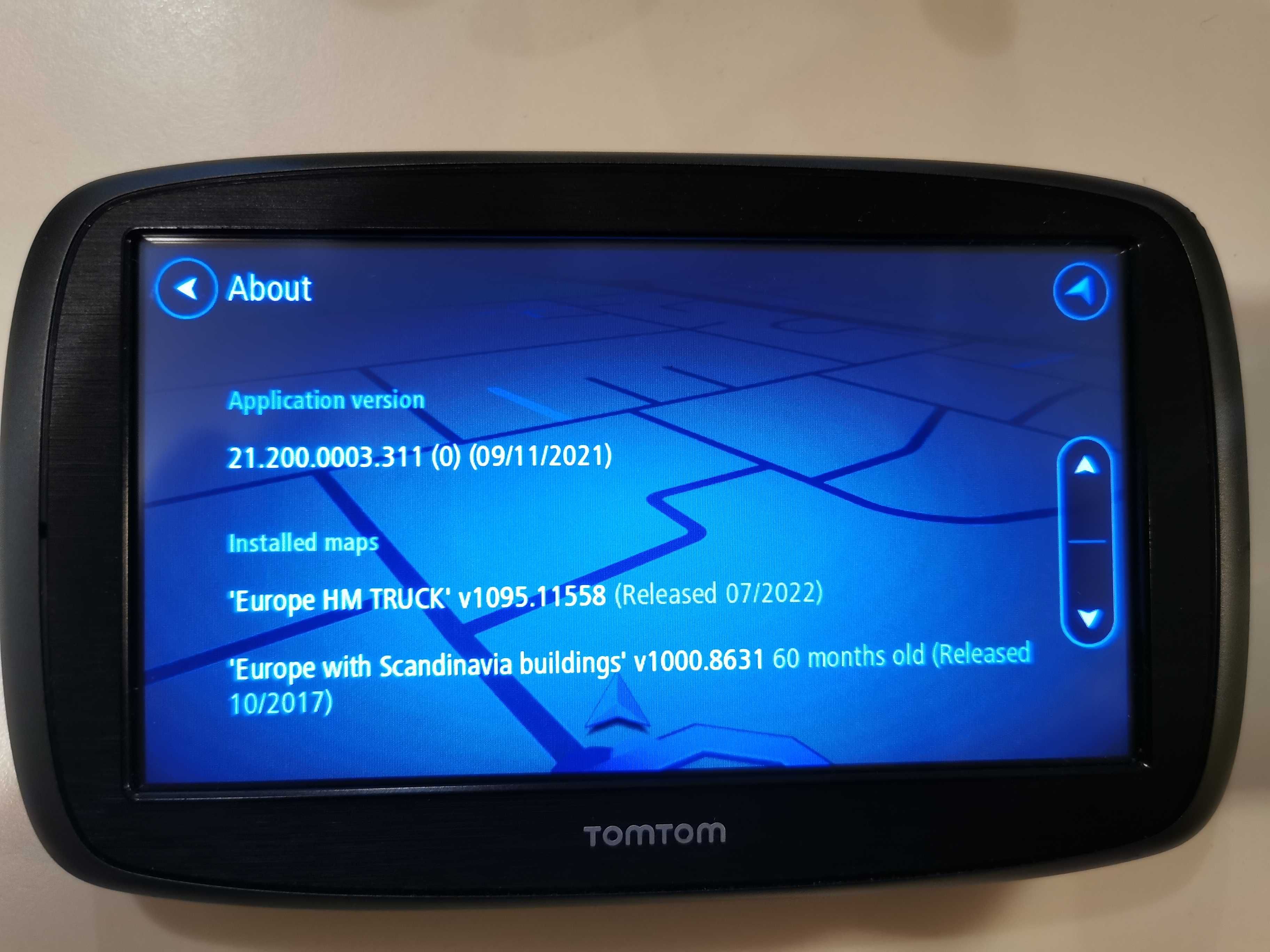 GPS Tomtom GO60 ,soft camion,  harti actualizate.