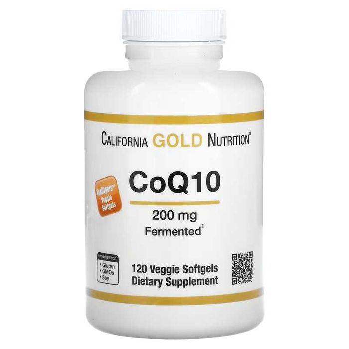 California Gold Nutrition, Коэнзим Q10, 100 мг, 30 растительных капсул