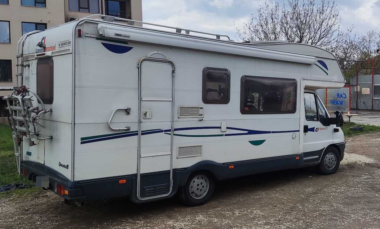 Уникален кемпер Fiat Ducato 2.8 JTD със солар и подобрения