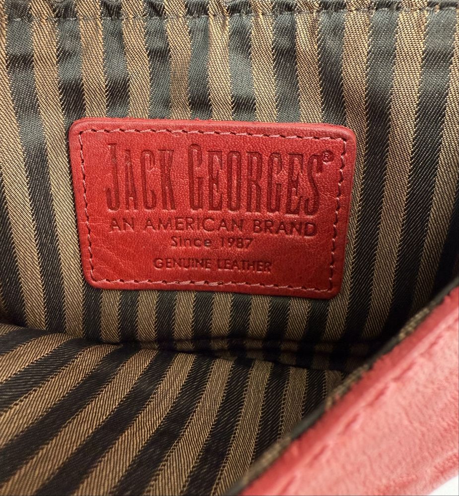 Jack Georges  Естест. Малка Дамска чанта