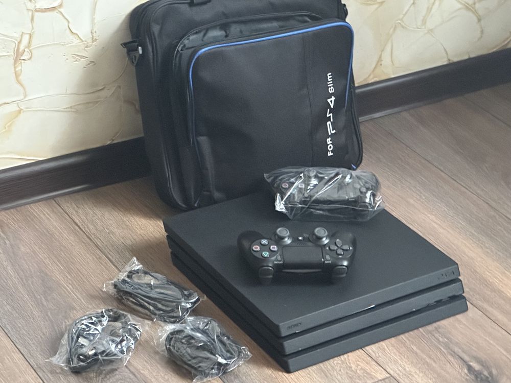 Sony Playstation 4 Pro 1000GB 4K/2 джойстика/игра/пс 4 ps 4