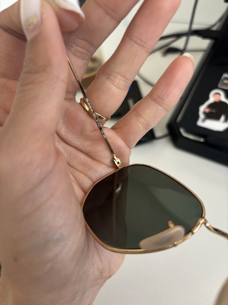 RAY-BAN RB 3548N 001 HEXAGONAL Слънчеви очила