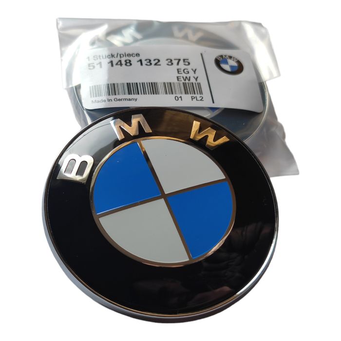 82мм Предна емблема за БМВ BMW Е60 Е90 Е39 Е46 E30 E34 E38 E65 E53