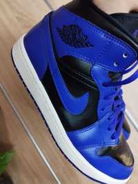 Nike jordan 1 high black and purple