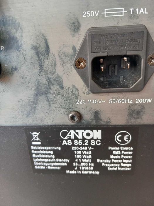 Subwoofer Canton AS 85.2 SC