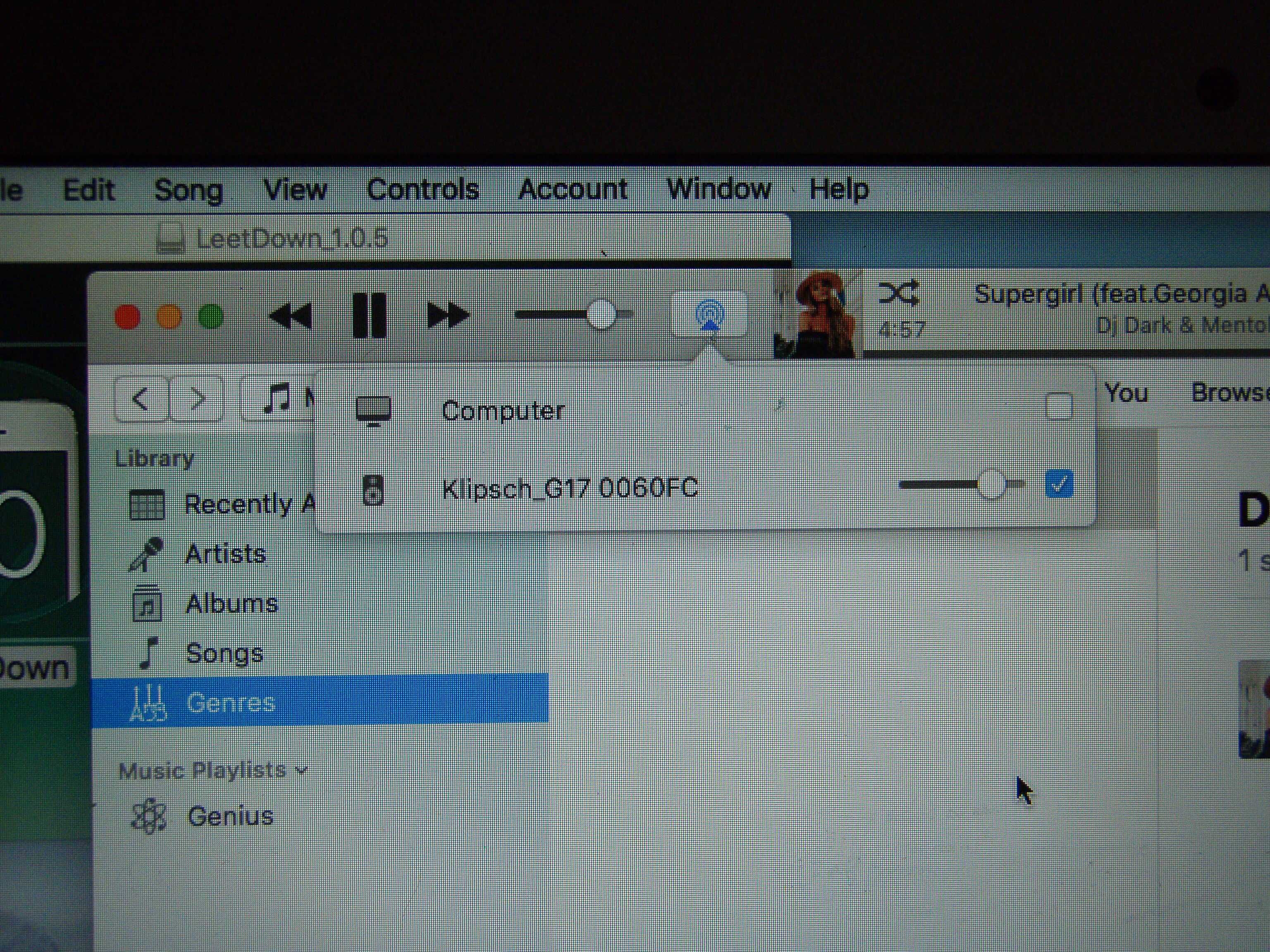 Boxa wireless Klipsch G17 Air, pentru sistemele OSX de la Apple