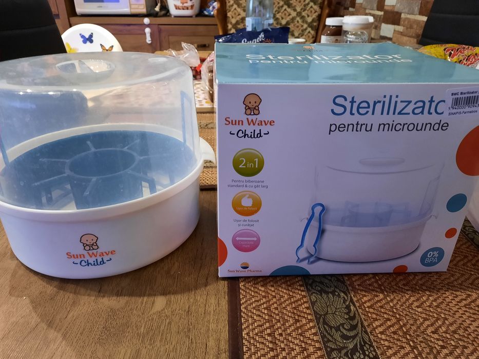 Sterilizator biberoane pentru microunde Sun Wave