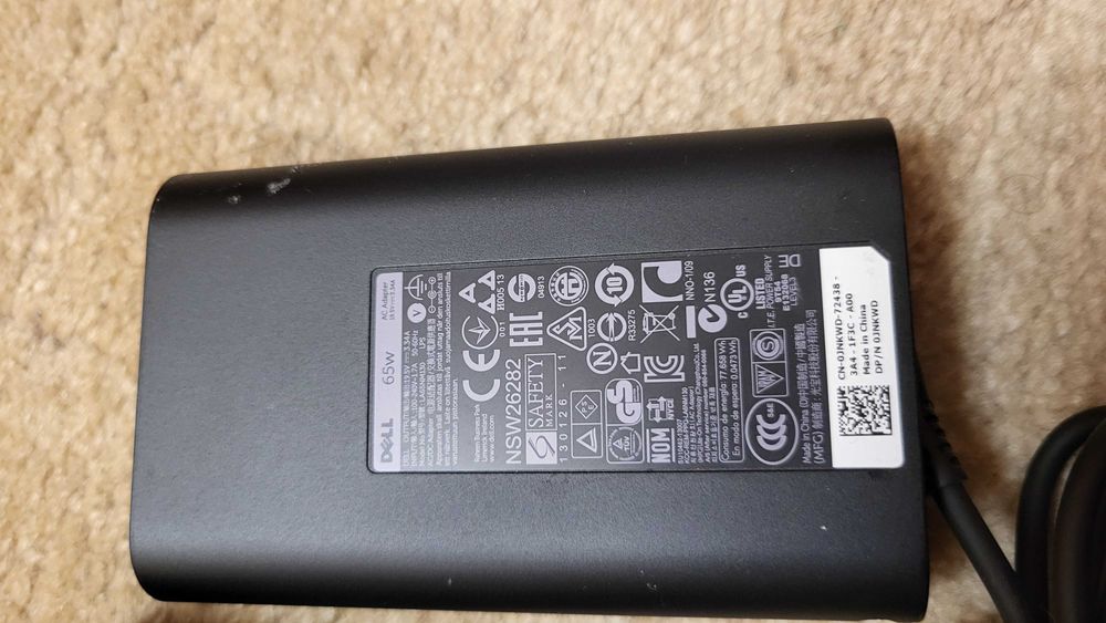 DELL 65W Incarcarcator 19.5V-3.34A fuctional