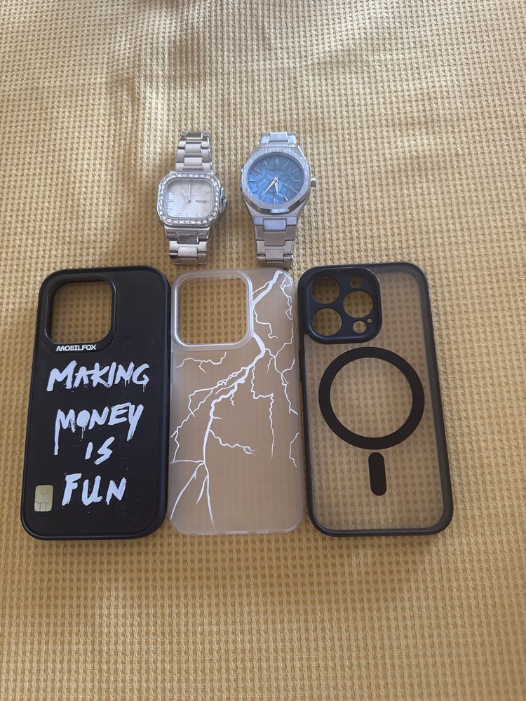 Калъфи за iphone 15 pro и часовници
