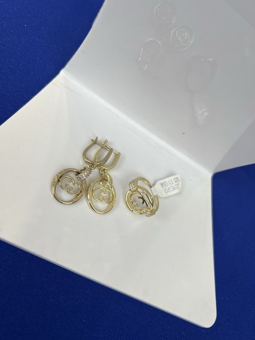 Серебро комплект в итальянском золоте