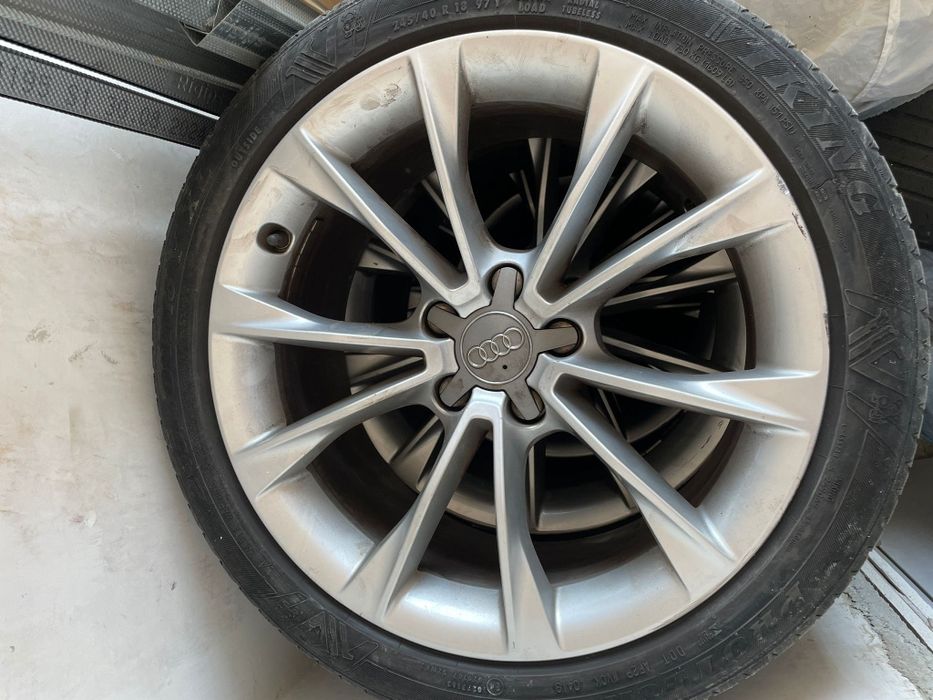 Vând jante pe 18 si 19 si 16 de 5x112 vw audi skoda cu anvelope merced