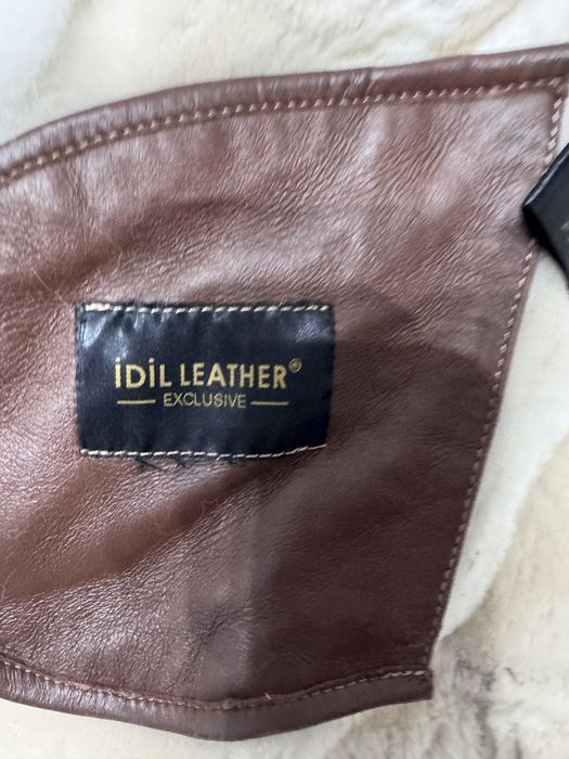 Cojoc de piele naturala si blana de vulpe