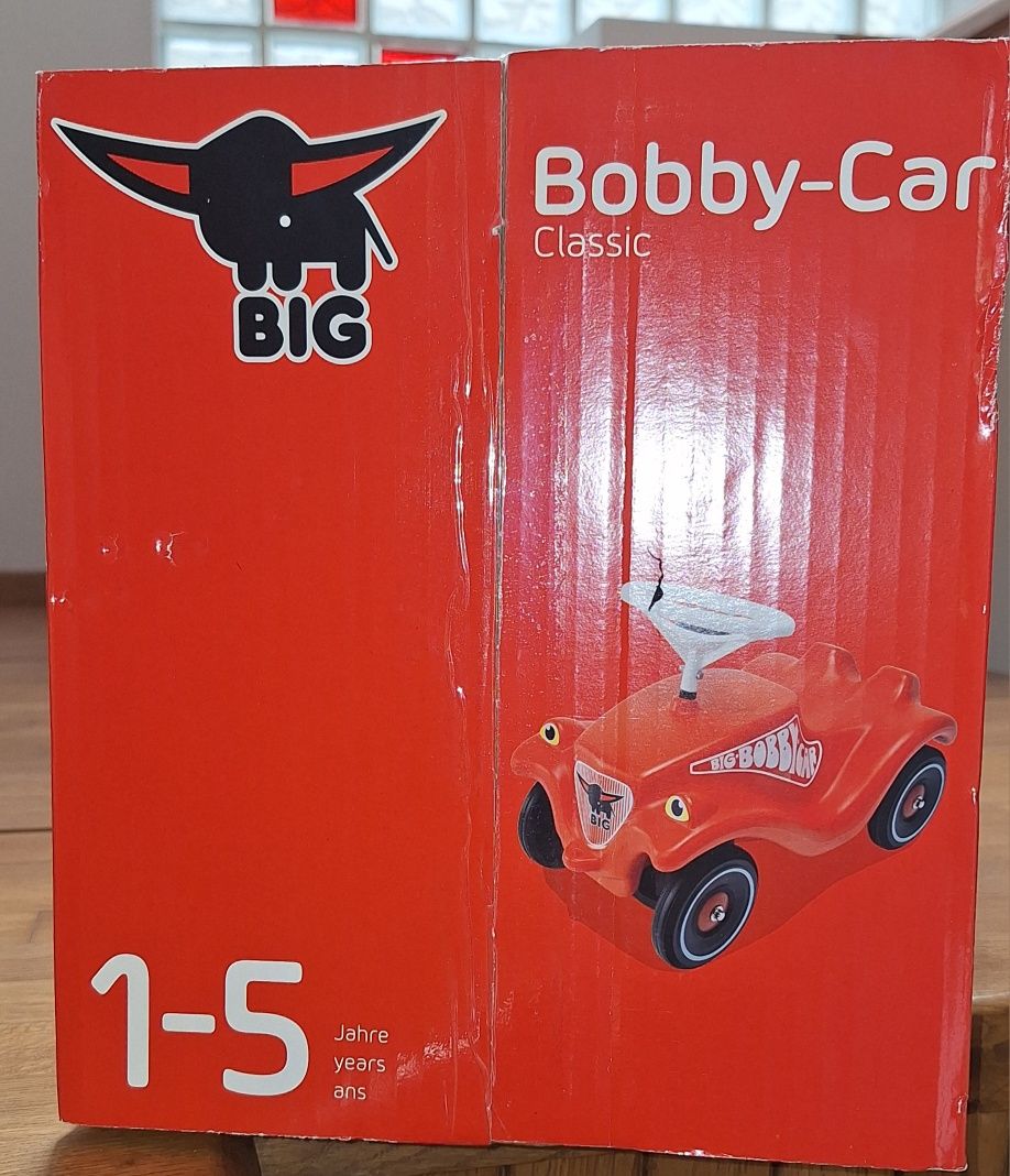 Masinuta Ride-on Big - Bobby Car Clasic, rosu,sigilata