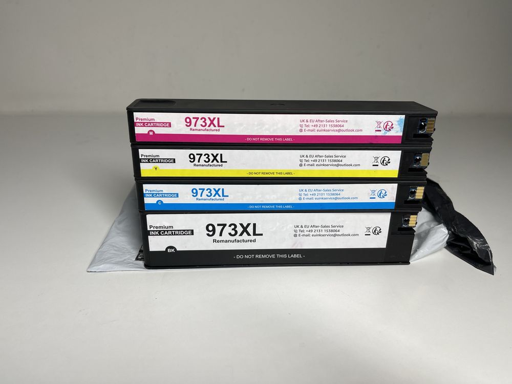 Set tonere HP 973 XL - Black, Cyan, Magenta, Yellow