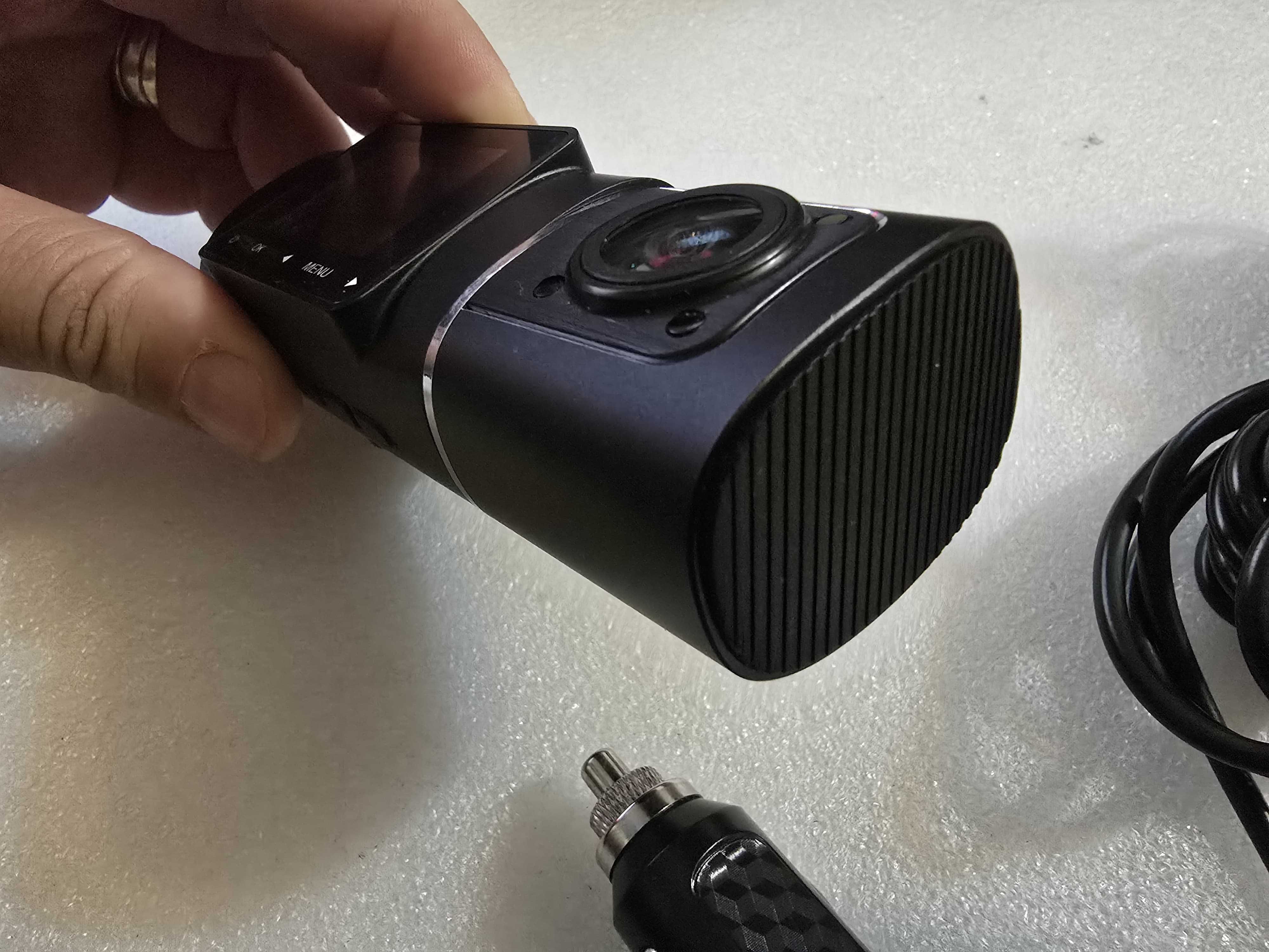Camera Auto Dubla, Ecran LCD, 1.5 inch, Full HD Vedere Nocturna 1080p,