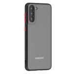 Husa Combo Matte Case Neagra  Samsung S21 FE S20 FE S23 FE S24 FE