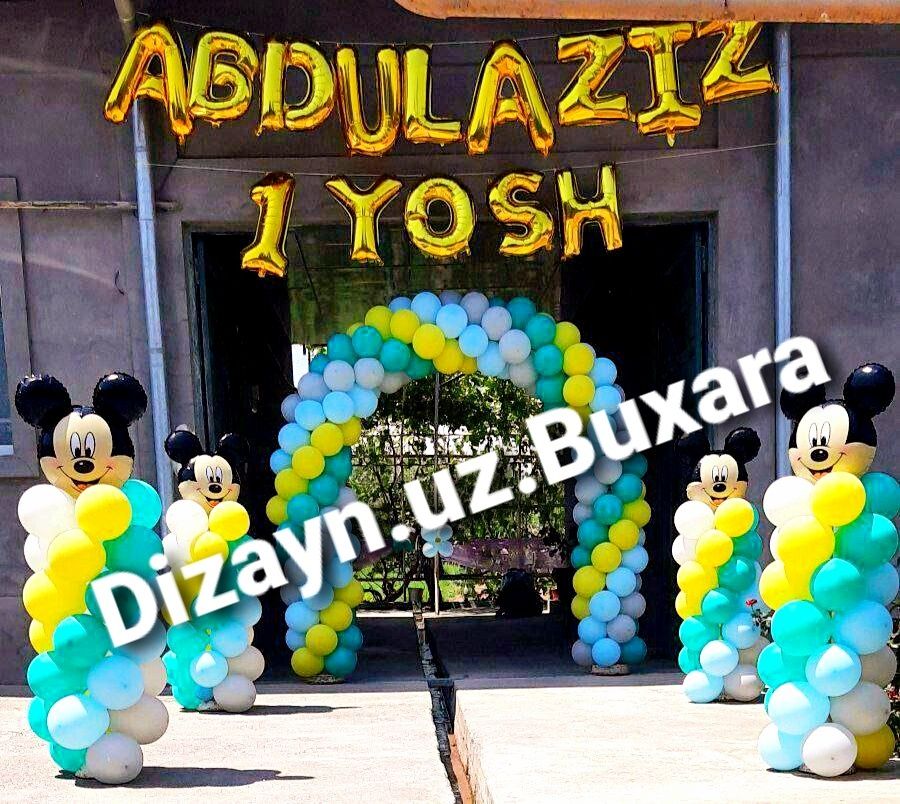 Dizayn.uz.Buxara  Оформление шарами, Мишки , Фото и видео услуги