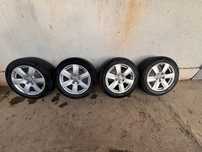 Set Jante+Anvelope 17 Audi 225/55/17