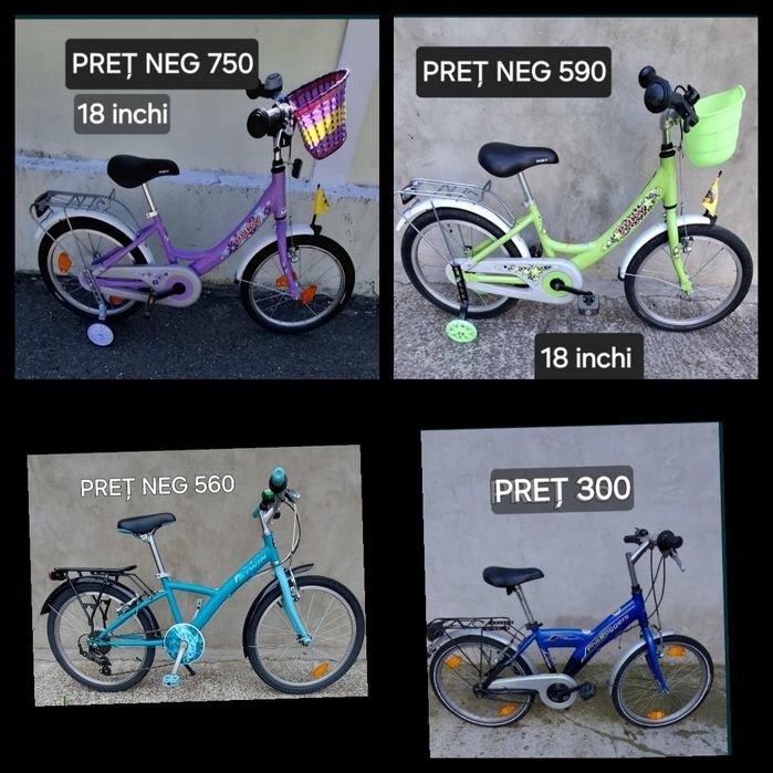 Biciclete de copii cadru din aluminiu