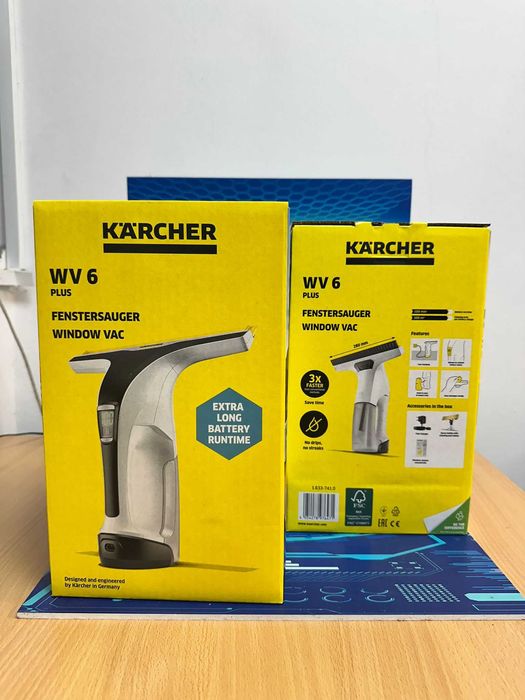 Aspirator pentru geamuri Karcher WV 6 Plus nou
