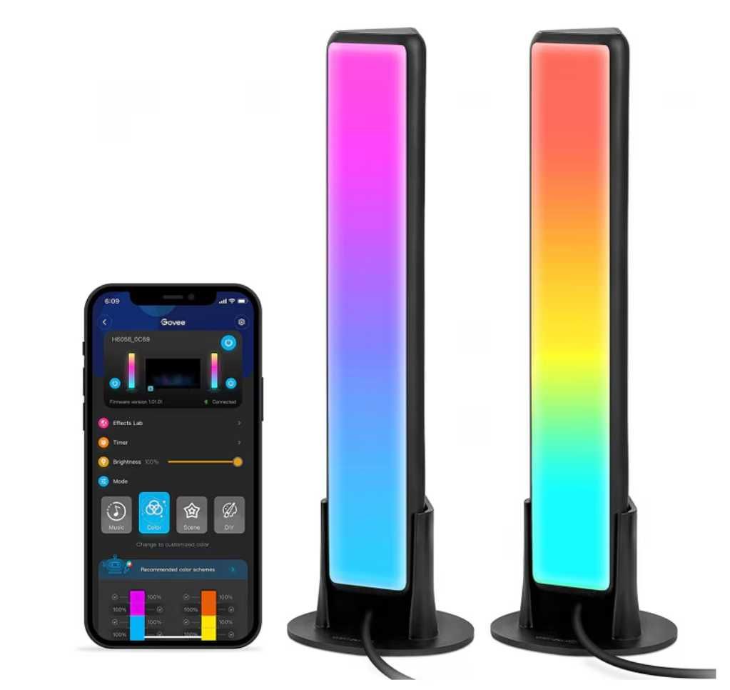 Set 2 lampi LED RGBICWW Govee Flow Plus Light Bars TV Govee H6056