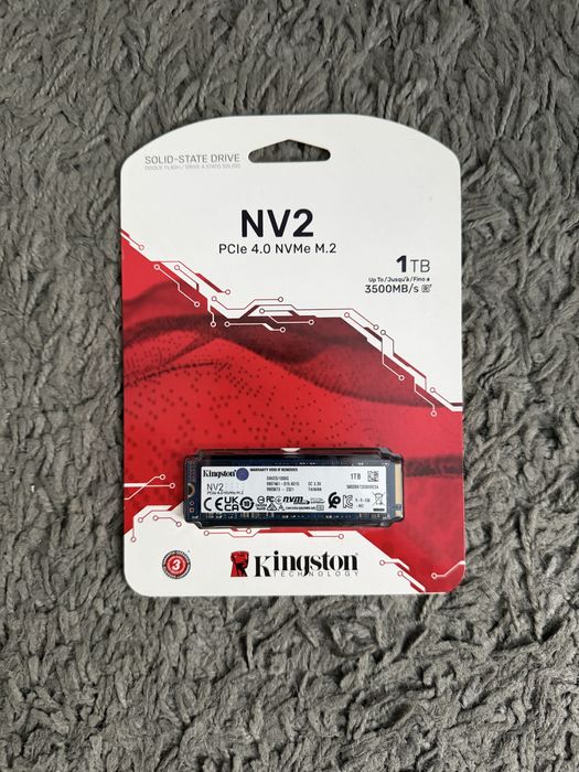 SSD Kingston 1 TB, NV2 PCie 4.0 NVMe M.2, nou si sigilat