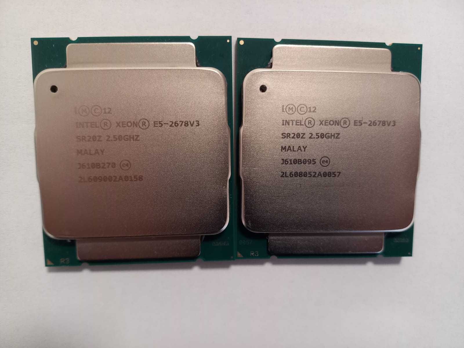 Xeon E5-2678v3 (12x2,5Ghz), 30MB LGA2011v3, schimb cu memorii DDR4 ECC