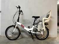 Bicicletă Pegas pliabilă (opțional scaun copil Polisport) unisex