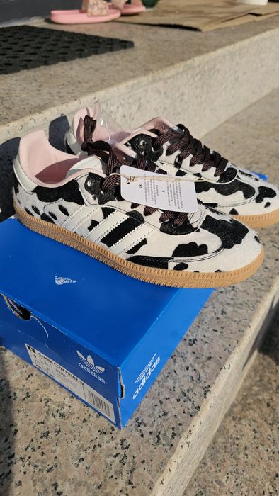 Adidas samba cow print size 37.5
