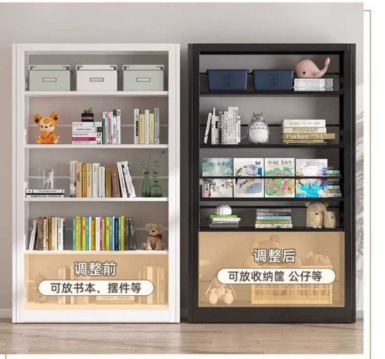 Многоуровневый книжный шкаф из металла/Шкаф для хранения книг и бумаг