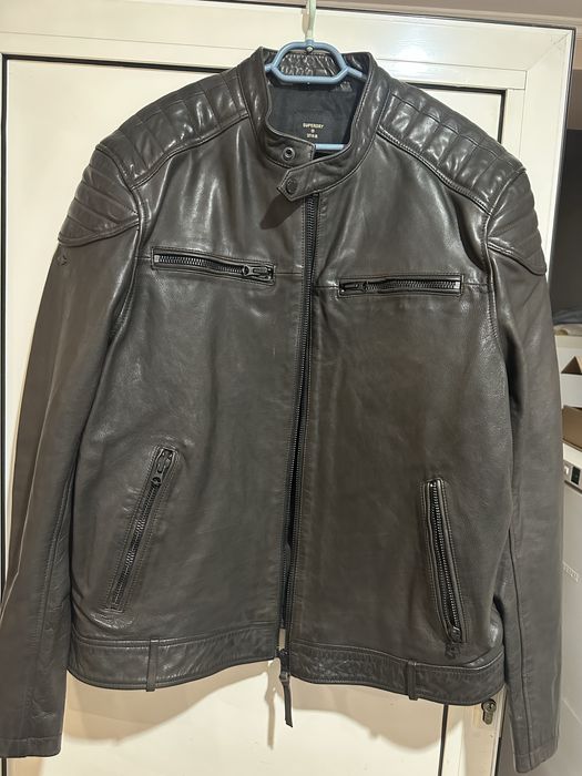 Мъжко кожено яке SUPERDRY