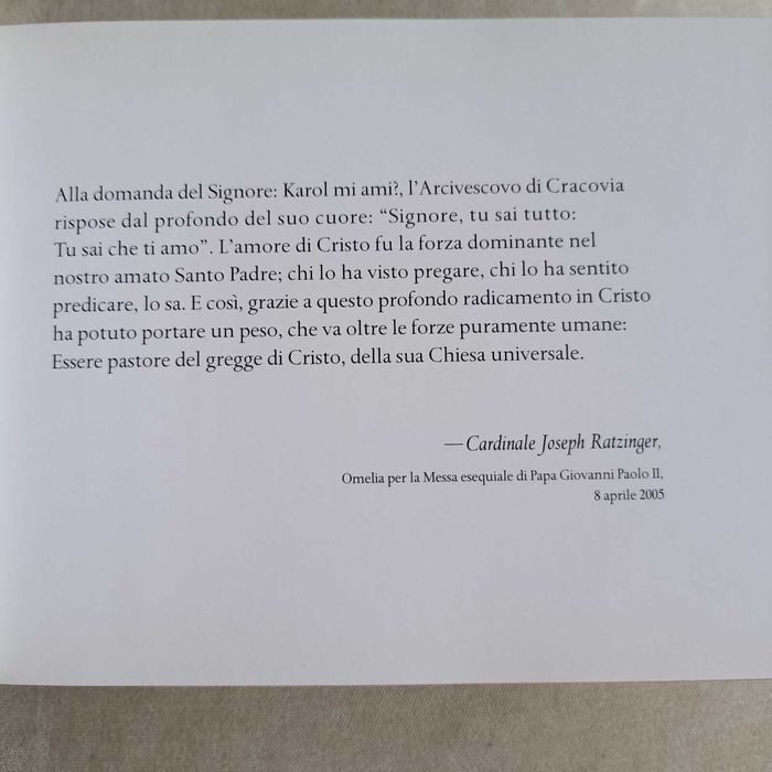 Carte comemorativa Papa Paul al 2-lea Giovanni Paolo 2 L' Amore E La