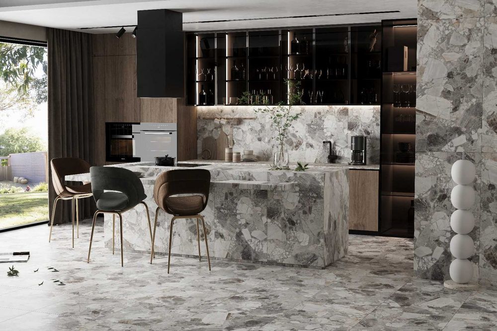 Gresie Pompei White F P 600x1200x8 R Sumat