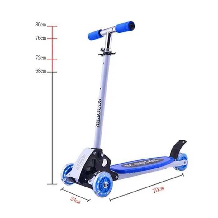 ПРОМО!! Детска тротинетка  ScooTer, светеща триколка