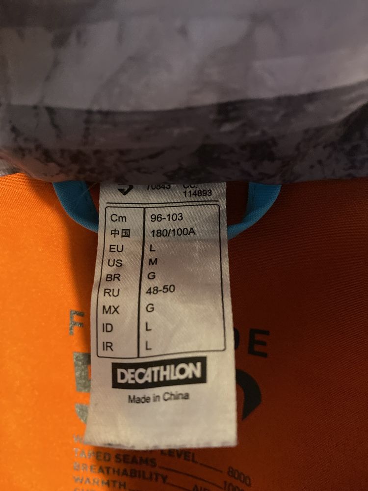 Geaca snowboard geaca schi ski wedze freeride 500 schi munte marimea L
