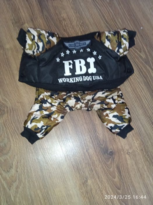 Продам собачий костюм теплый зимний