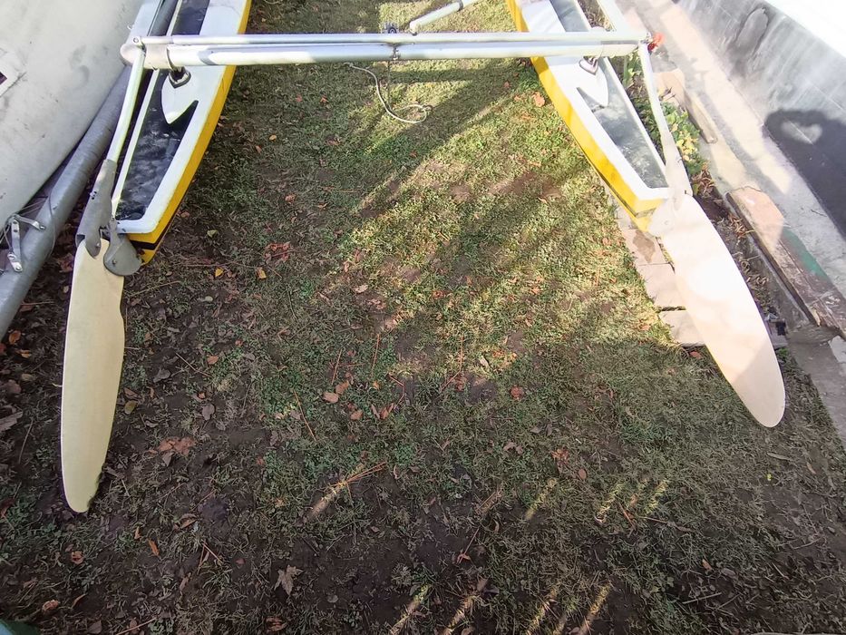 Catamaran cu vele Hobie Cat 14, extrem de rar in Romania