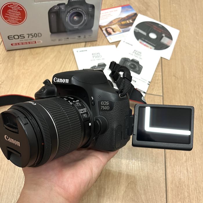 Canon 750d в идеальном состоянии