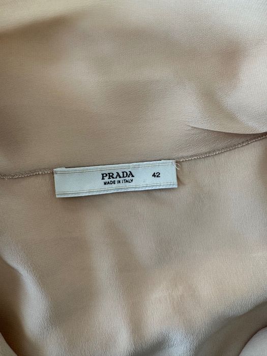 Cămașa Prada mătase naturală S-M