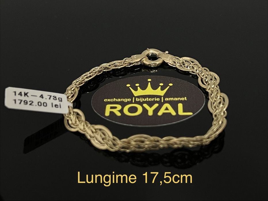 Bijuteria Royal CB : Bratara dama aur 14k 4,73gr