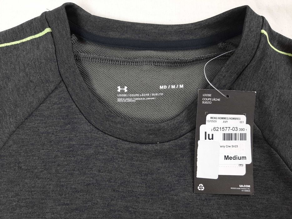 Under Armour Terrain Terry Crew - Оригинална мъжка блуза размер M